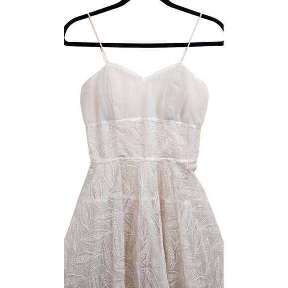 Vintage 1950s Lace & Netting Formal Cocktail Party Dress XXS - Picture 4 of 15